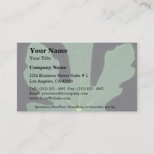 Plant Whole Fig Business Card
