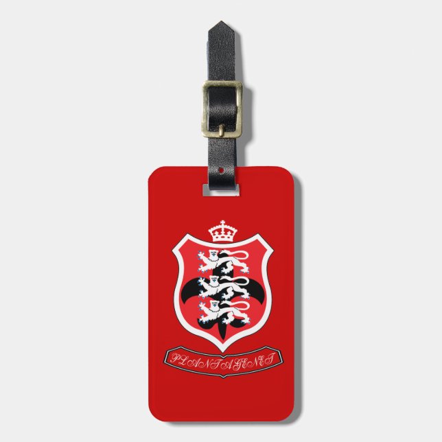 Plantagenet Luggage Tag (Front Vertical)