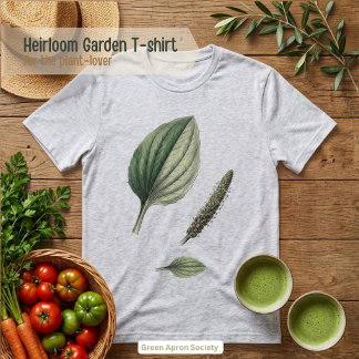 Plantain Leaf Botanical Specimen Tri-Blend Shirt
