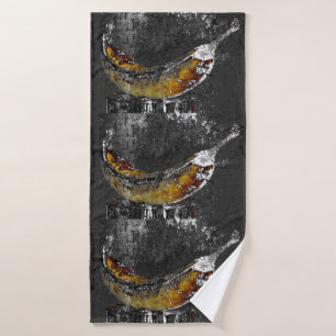 plantain plain bath towel