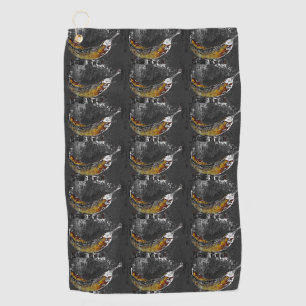 plantain plain golf towel