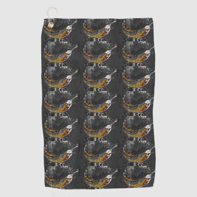 plantain plain golf towel (Front)