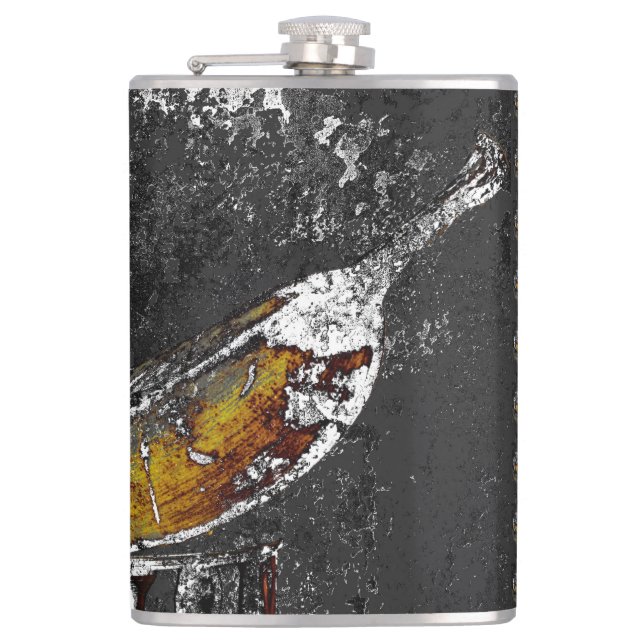 plantain plain hip flask (Front)