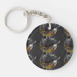 plantain plain key ring