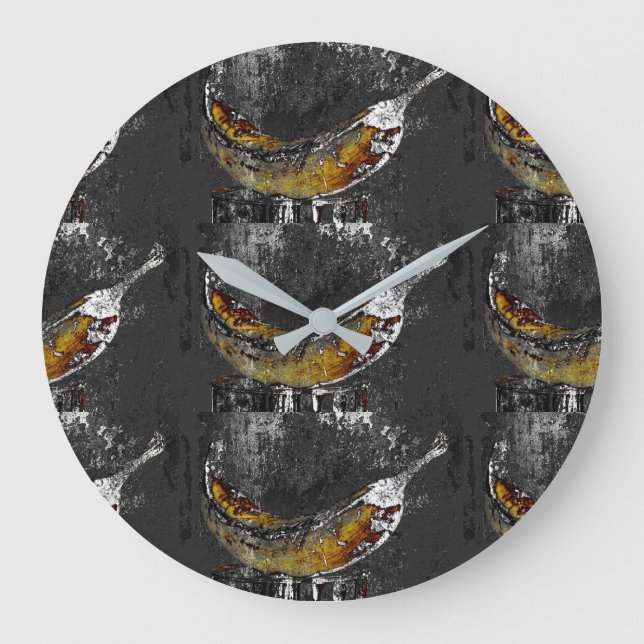 plantain plain large clock (Front)