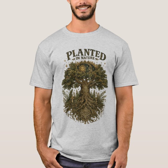 Planted in Nature T-Shirt (Front)