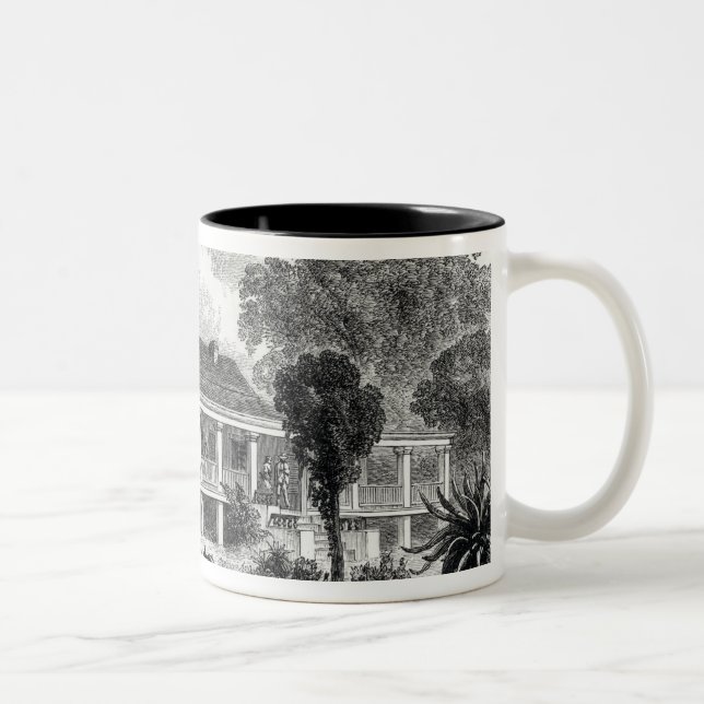 Planter's House on the Mississippi Two-Tone Coffee Mug (Right)