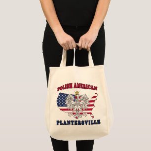 Plantersville Texas Polish American Tote Bag