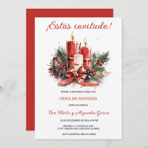 Plantillas a Fiestas de Navidad Personalizadas Invitation