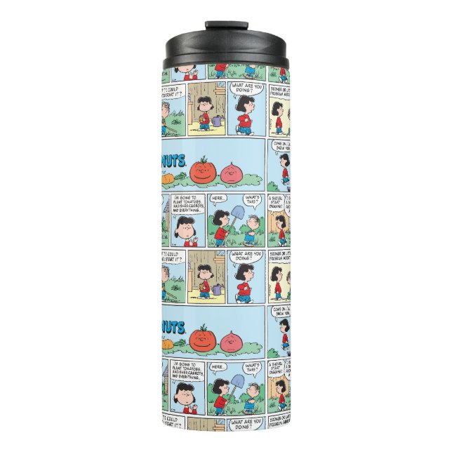 Planting A Vegetable Garden Thermal Tumbler (Front)