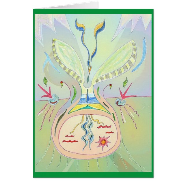 Planting Conscious Thought Seeds 3 x Art Card (Front)