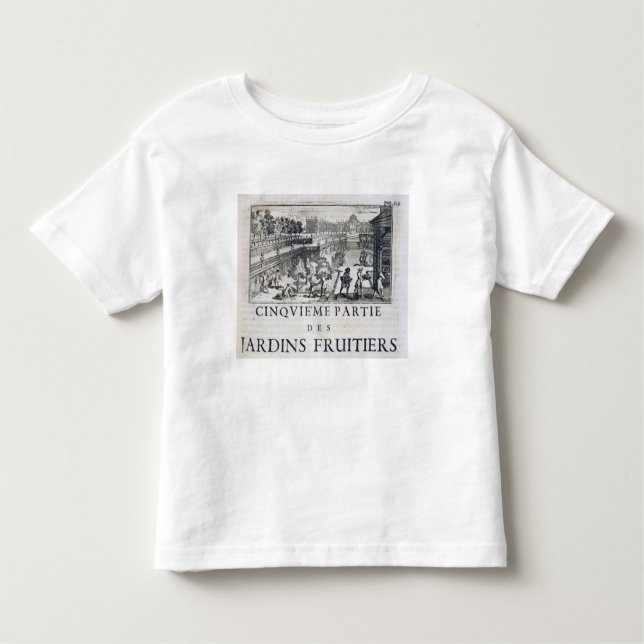 Planting fruit trees, from 'Le Parfait Jardinier, Toddler T-Shirt (Front)