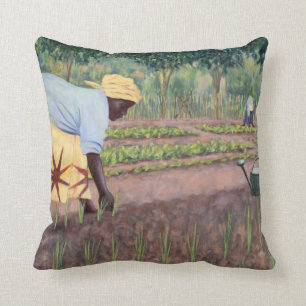 Planting Onions 2005 Cushion