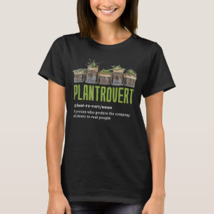 Plantrovert Pot Head Succulent Plants Plant  Garde T-Shirt