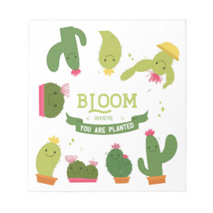 Plants and Flowers Notepad