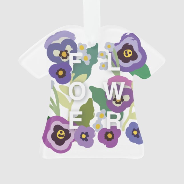 Plants and Flowers Ornament (Back)