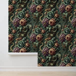 Plants and Pandemonium – Gothic Baroque Wallpaper