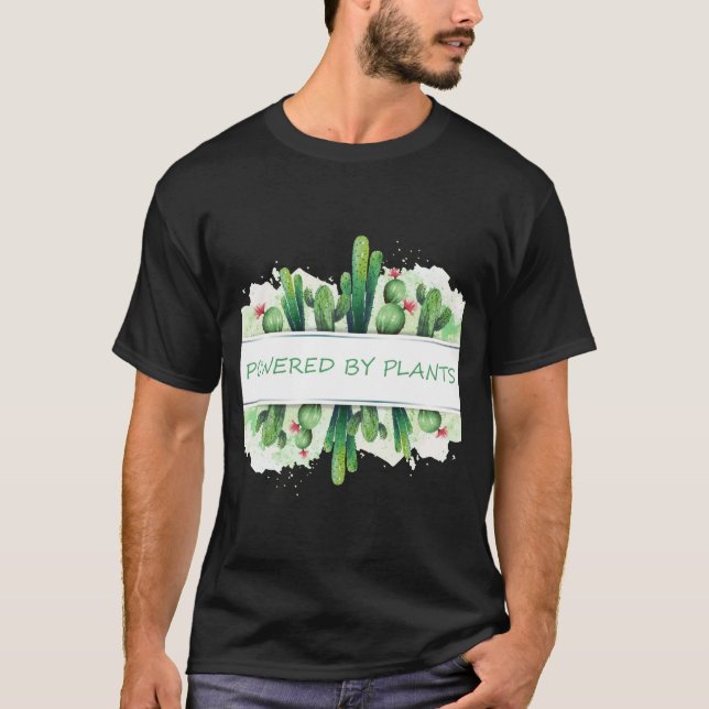 Plants anf Flowers T-Shirt (Front)