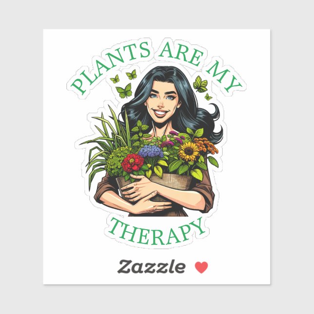 Plants are my Therapy | Funny Plant Addict (Sheet)