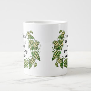 Plants can eat the sun and poop out air quote coff large coffee mug