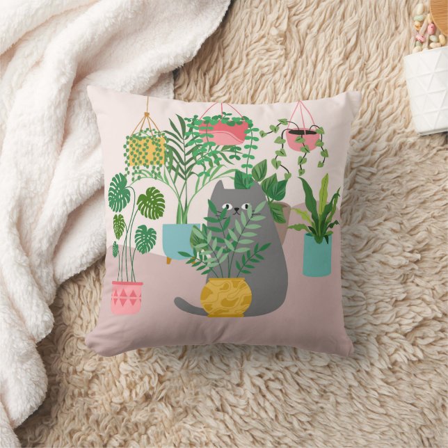 Plants Cat Cushion (Blanket)