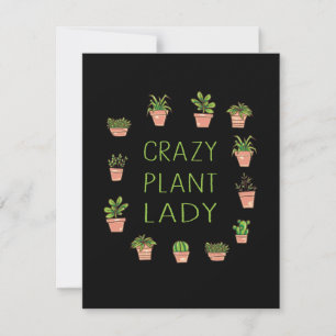 Plants - Crazy Plant Lady Card