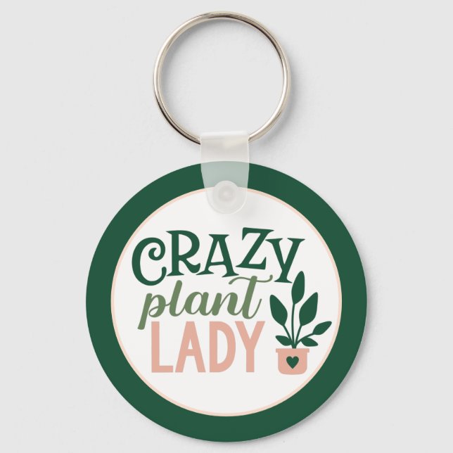 Plants Garden Nature Keychain (Front)