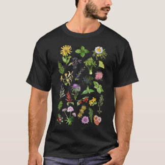 Plants  Herbs Alphabet T-Shirt