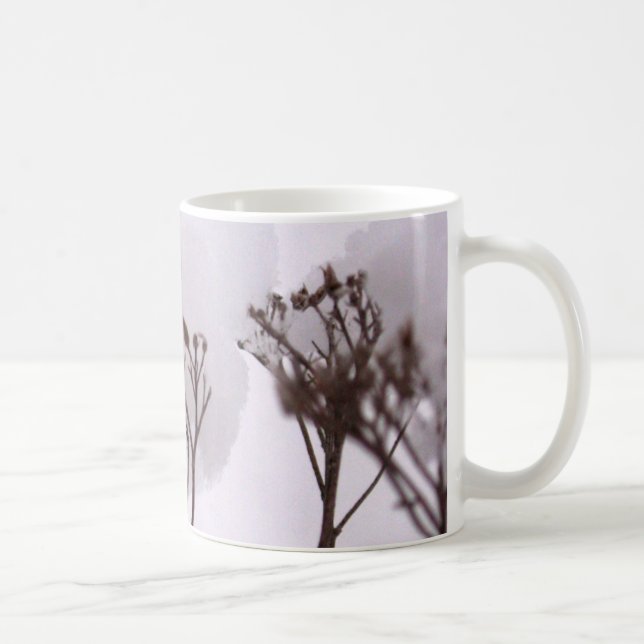 Plants in Snow  Classic White Mug (Right)