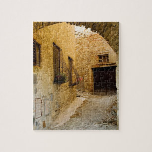 Plants in window boxes, San Gimignano, Siena Jigsaw Puzzle