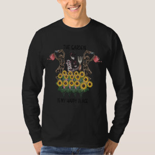 plants make people happy harden gardening 19 T-Shirt