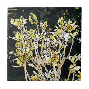 Plants of Cuba Tile