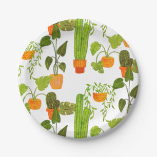 Plants Paper Plate