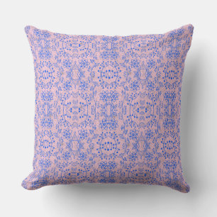 Plants pattern A08.b boho. lpink BG Cushion