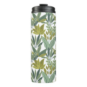 Plants pattern thermal tumbler