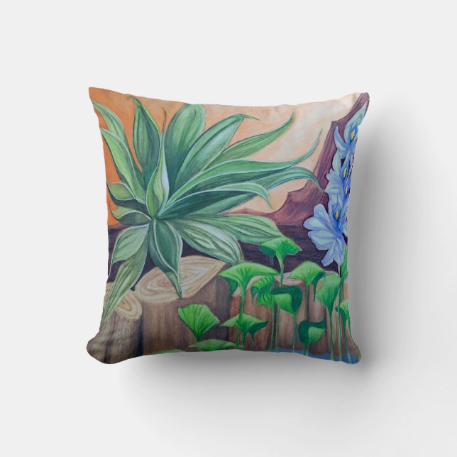 Plants Pond Party Cushion (Front)
