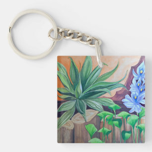 Plants Pond Party Key Ring