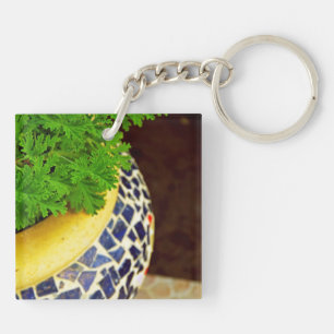 Plants Pot Key Ring