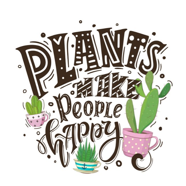 Plants T-Shirt (Plants Make People Happy!)