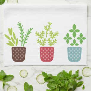 Plants Tea Towel