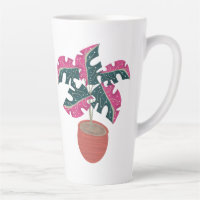 Plants Tropical Pink Monstera Variegated Art