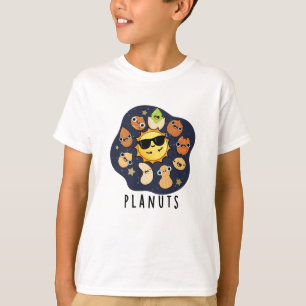 Planuts Funny Astronomy Nuts Pun  T-Shirt