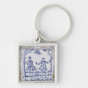 Plaque depicting a scene from 'The Magic Flute' Key Ring