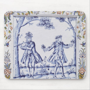 Plaque depicting a scene from 'The Magic Flute' Mouse Pad