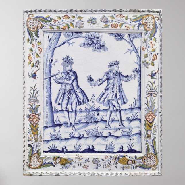 Plaque depicting a scene from 'The Magic Flute' Poster (Front)