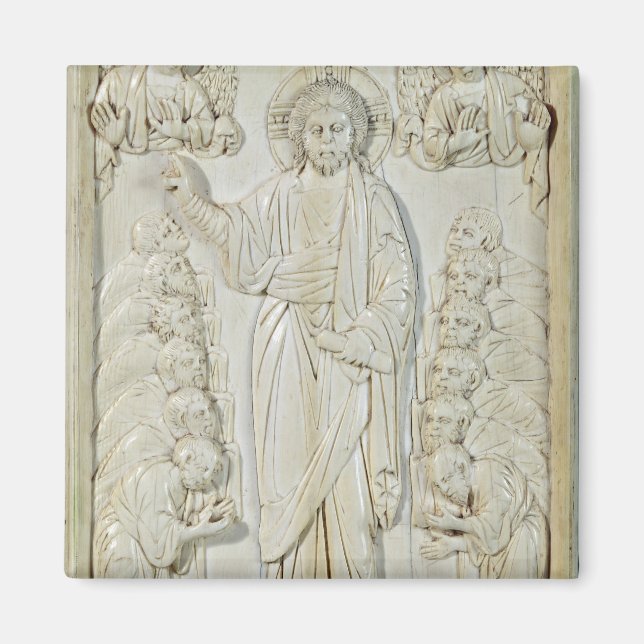 Plaque depicting Christ blessing the Apostles Magnet (Front)