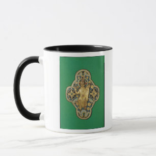 Plaque depicting God blessing Mug