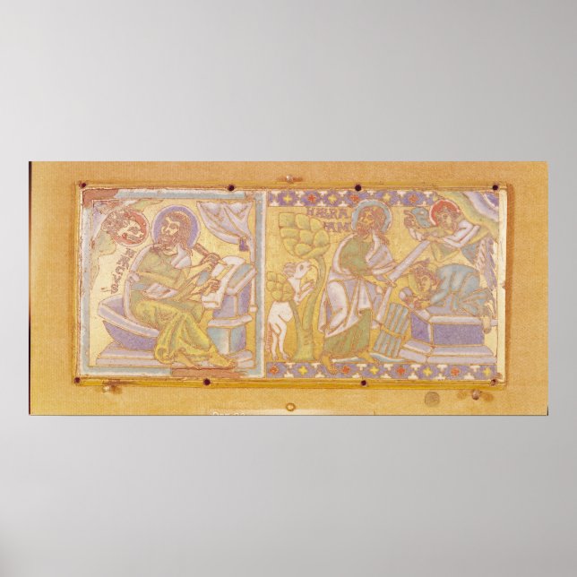 Plaque depicting St. Mark Poster (Front)