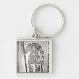 Plaque depicting the armour of Joan of Arc Key Ring