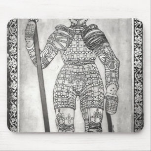 Plaque depicting the armour of Joan of Arc Mouse Pad